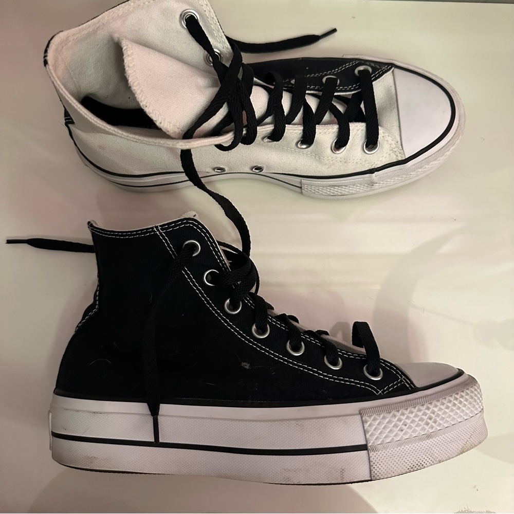 Converse Lifted Black and White Combo